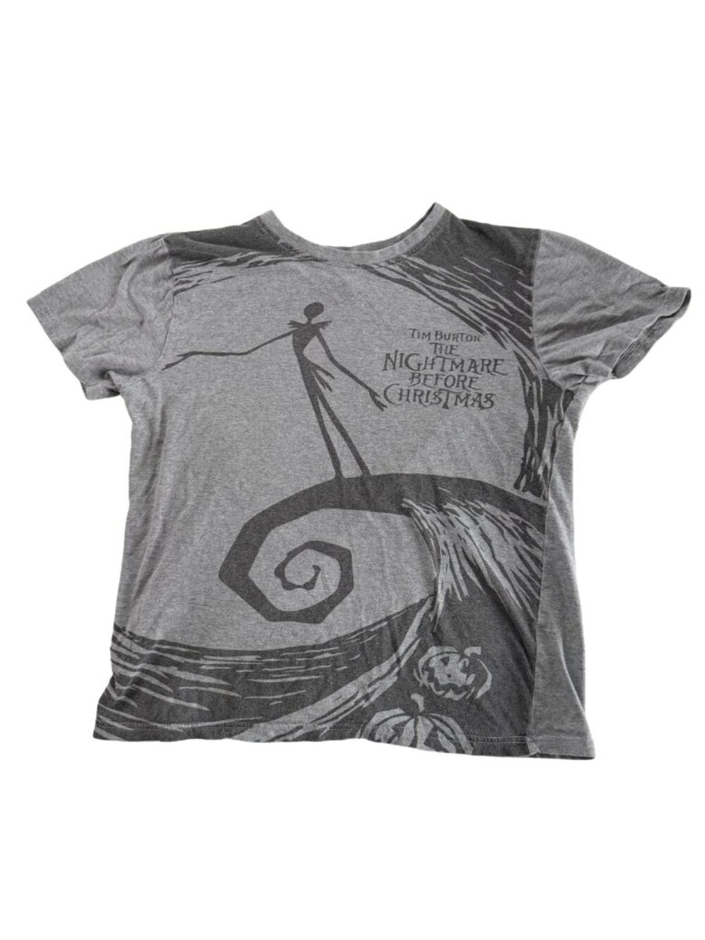 Disney The Nightmare Before Christmas Jack Skellington Spiral Hill Graphic Tee